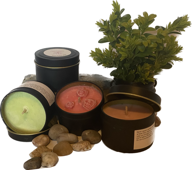 Majestic Waxs Tin Candles
